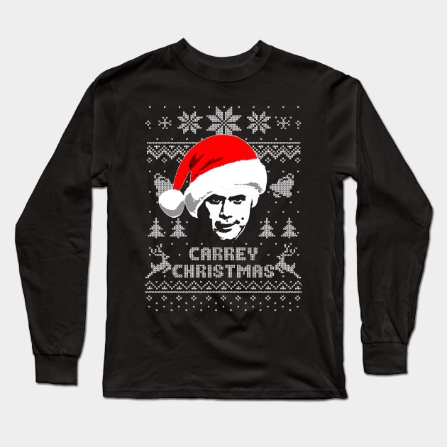 Carrey Christmas Long Sleeve T-Shirt by Nerd_art